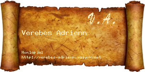 Verebes Adrienn névjegykártya